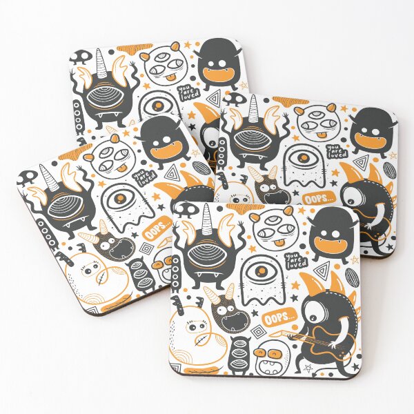 Item preview, Funny monster doodle designed and sold by Brendsy.