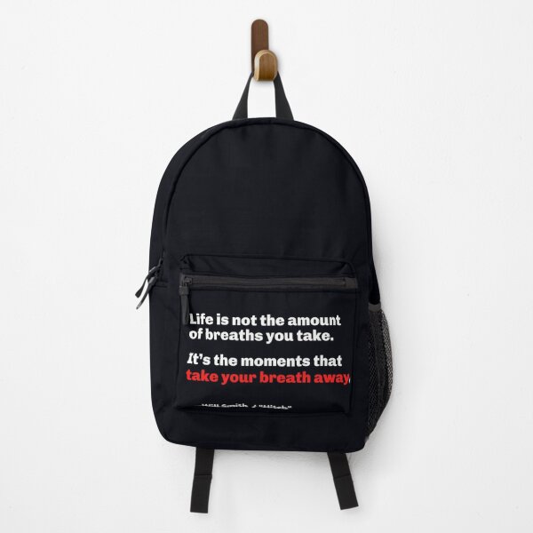 Item preview, "Life Is Not The Amount Of Breaths You Take, But The Moments That Make You Breathless." . . . . Will Smith (actor) quote.  designed and sold by JoelsCorner.