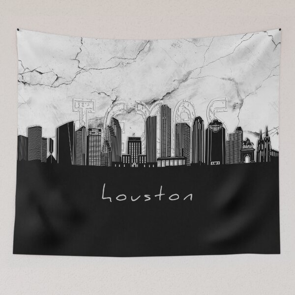Item preview, houston skyline marble designed and sold by BekimART2.