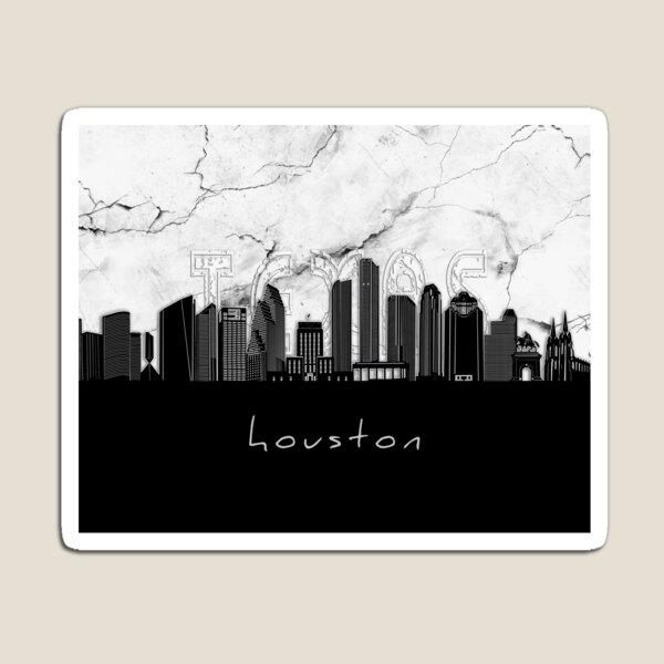 Item preview, houston skyline marble designed and sold by BekimART2.