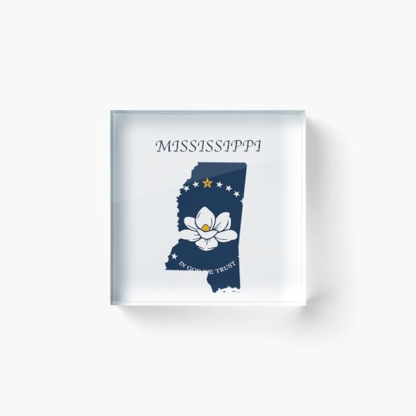 Artikelvorschau, Neue Flagge von Mississippi - Auf Gott vertrauen wir entworfen und verkauft von Chris Munz.