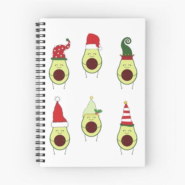Item preview, Avocadoes in Christmas Santa and Elf Hats designed and sold by EdenLiving.