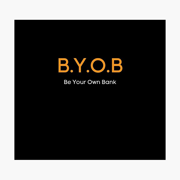 Item preview, Bitcoin - Be Your Own Bank designed and sold by WeAreSatoshi.