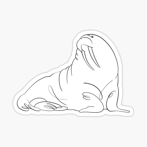 Walrus Sticker