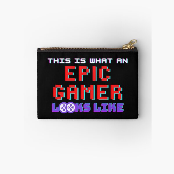 Item preview, this is what an epic gamer looks like designed and sold by crazy merchs.