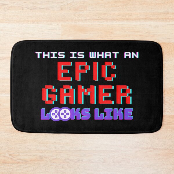 Item preview, this is what an epic gamer looks like designed and sold by crazy merchs.