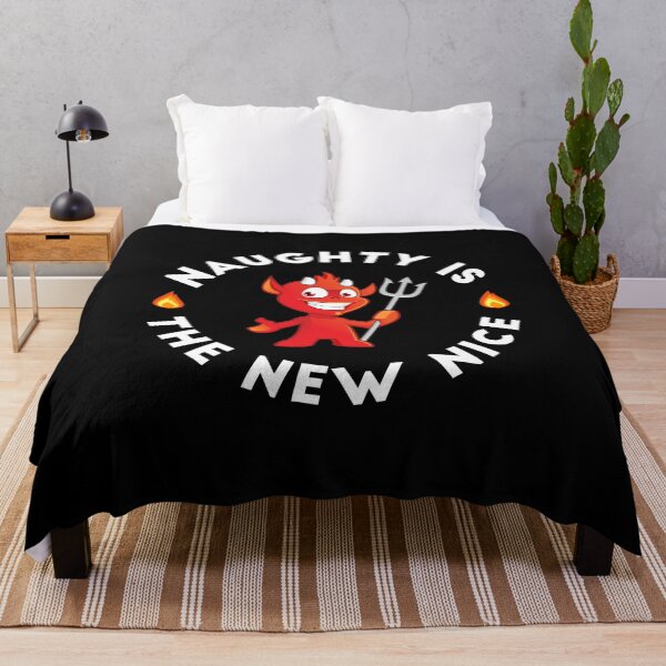 Item preview, Naughty Is The New Nice Funny Humor Quote designed and sold by CG Studio.
