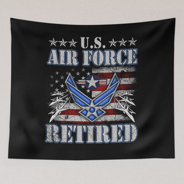 Item preview, US AIR FORCE Retired - Distressed American Flag t-shirt USAFt Veterans Day 4th of July Gift designed and sold by Genesis68.