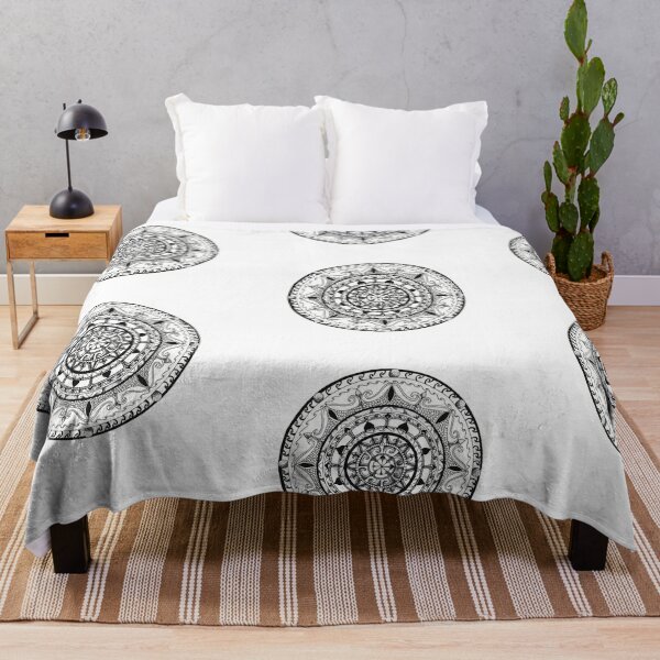 Artikelvorschau, Schwarzweiss-königliches Mandala-Entwurf entworfen und verkauft von sagaana.