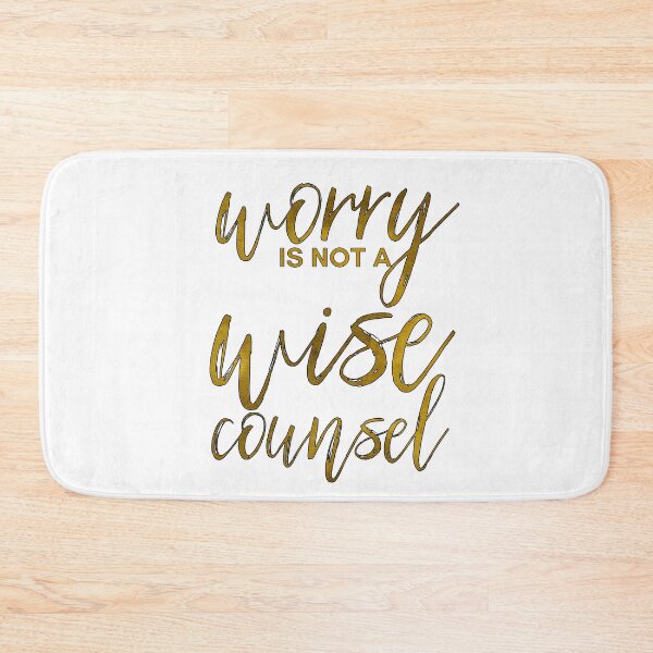 Item preview, Merlin-Inspired "Worry Is Not A Wise Counsel" designed and sold by mulberrydragon.