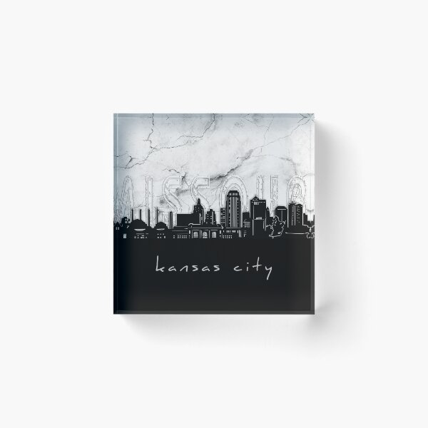 Item preview, kansas city skyline marble designed and sold by BekimART2.
