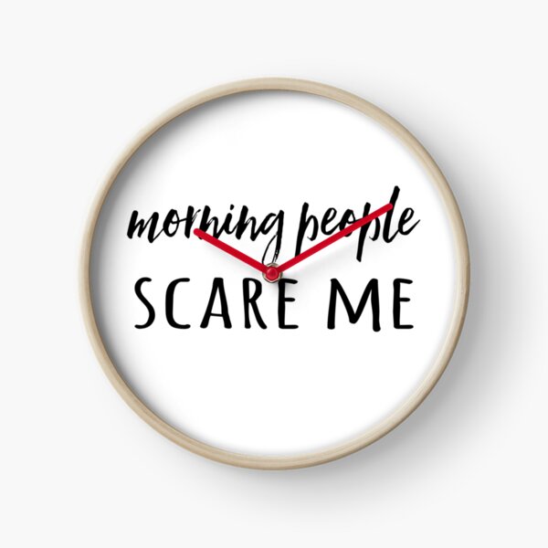 Item preview, Morning People Scare me designed and sold by deynaaz.