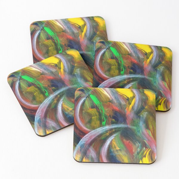 Item preview, Abstract art, Color My World, bright colors designed and sold by Artworkbybev.