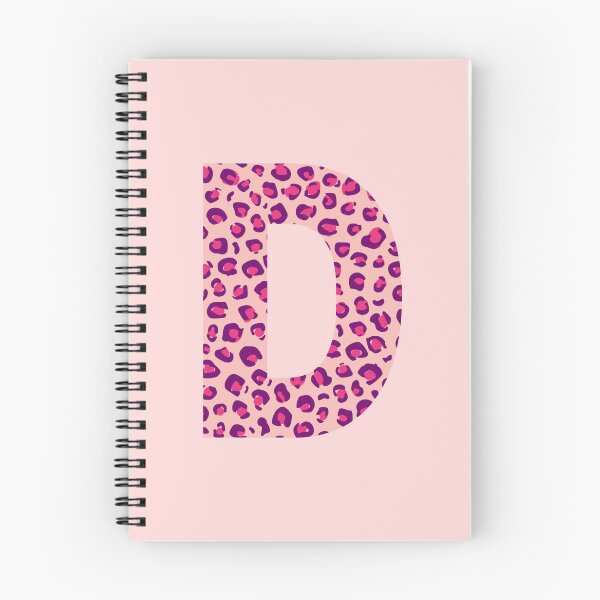 Item preview, Letter D Pink Cheetah Monogram Initial Sticker designed and sold by Pink Mint.