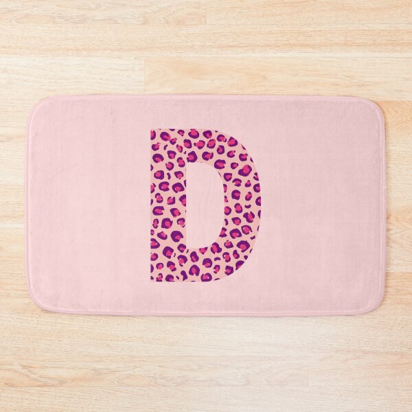 Item preview, Letter D Pink Cheetah Monogram Initial Sticker designed and sold by Pink Mint.