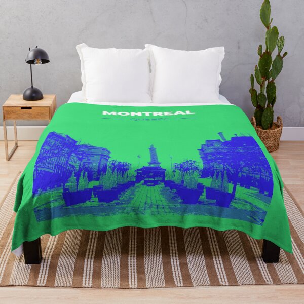 Item preview, Skyline, cityscape poster of Montreal (green) designed and sold by CMYKStudio.