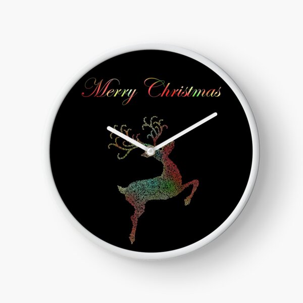 Item preview, Merry Christmas Reindeer Silhouette  designed and sold by Deborah Camp.