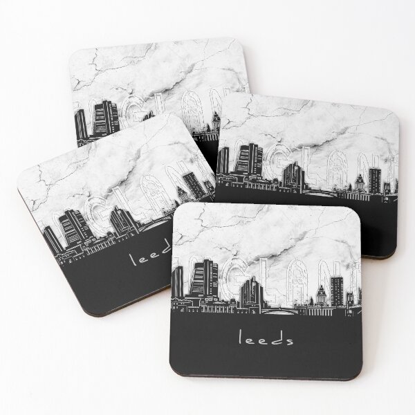 Item preview, leeds skyline marble designed and sold by BekimART2.