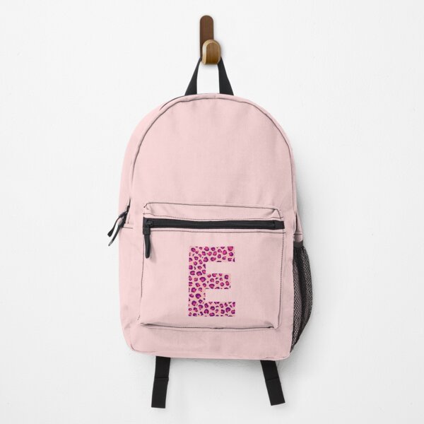 Item preview, Letter E Pink Cheetah Monogram Initial Sticker designed and sold by Pink Mint.