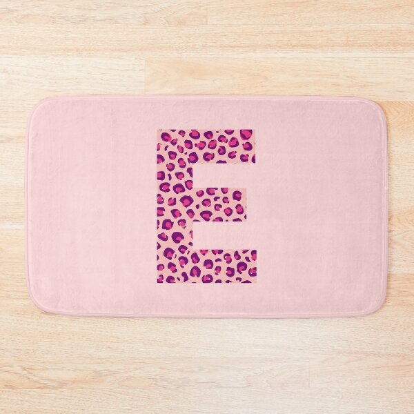Item preview, Letter E Pink Cheetah Monogram Initial Sticker designed and sold by Pink Mint.