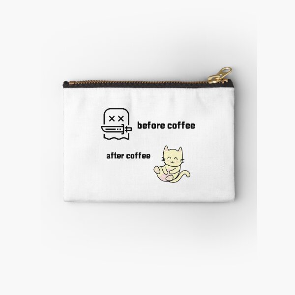 Item preview, Before coffee after coffee- fun graphic design designed and sold by josephsteez.