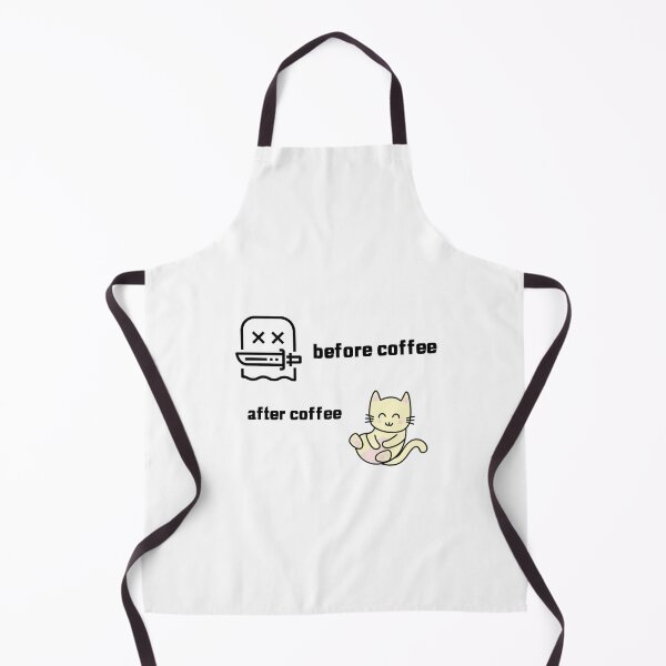 Item preview, Before coffee after coffee- fun graphic design designed and sold by josephsteez.