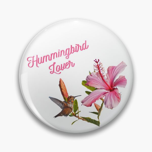 Item preview, Hummingbird And Pink Hibiscus Flower In Nature With Concetta Ellis  designed and sold by concettaellis.