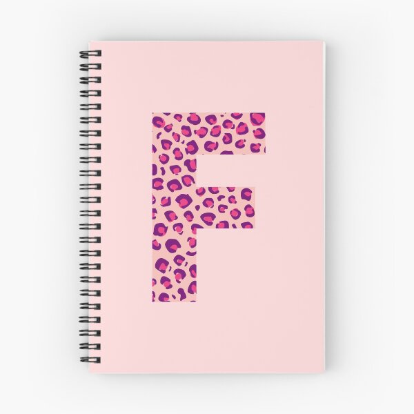 Item preview, Letter F Pink Cheetah Monogram Initial Sticker designed and sold by Pink Mint.