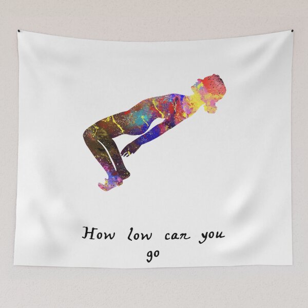 Item preview, How Low Can You Go  Quote Art Design Inspirationa designed and sold by vividpixelusa.