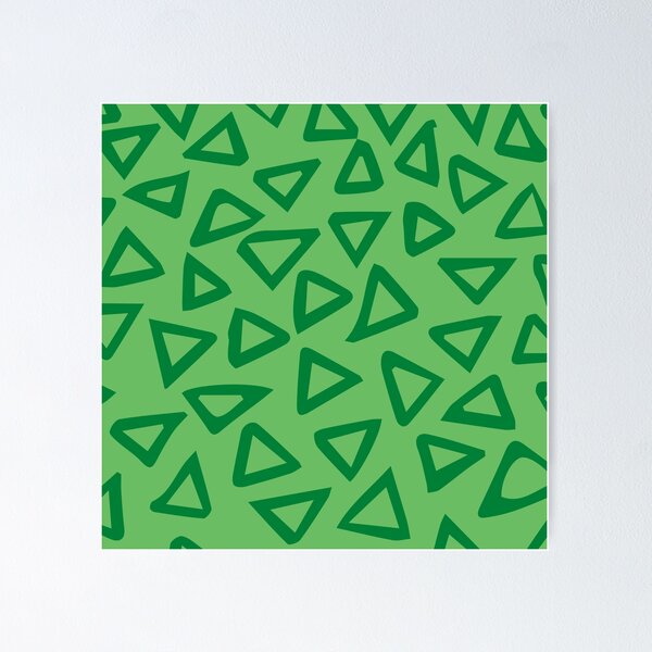 Item preview, Green Geometric, Triangle Pattern designed and sold by QuinnEmory.