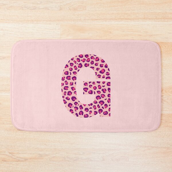 Item preview, Letter G Pink Cheetah Monogram Initial Sticker designed and sold by Pink Mint.