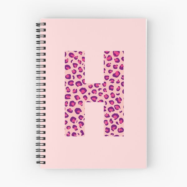 Item preview, Letter H Pink Cheetah Monogram Initial Sticker designed and sold by Pink Mint.