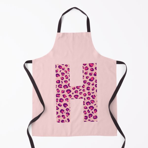 Item preview, Letter H Pink Cheetah Monogram Initial Sticker designed and sold by Pink Mint.