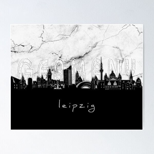 Item preview, leipzig skyline marble designed and sold by BekimART2.