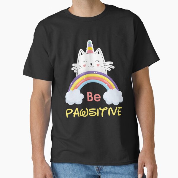 Vista previa del artículo con la obra «Paw Dog Stay Positive Pun Regalos para amantes de los perros Clásico», diseñado y vendido por Marstore.