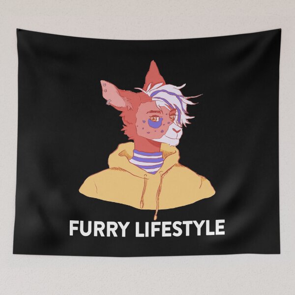 Item preview, Furries Pride Furry Fandom Fursona Design designed and sold by FalkDania.