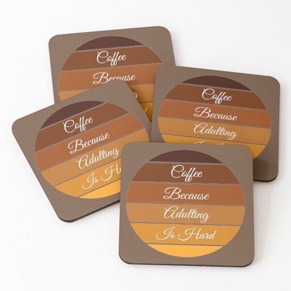 Item preview, Coffee Because Adulting Is Hard designed and sold by metin1331.