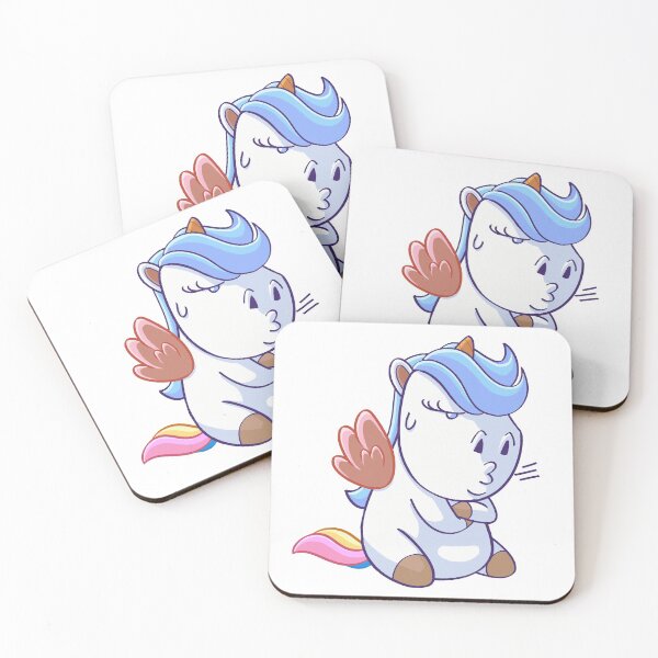 Item preview, Annoyed Unicorn Drawing designed and sold by ArtofArvinP.