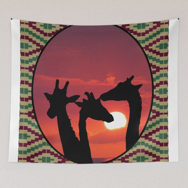 Item preview, Giraffe Sunset designed and sold by artimaeus.