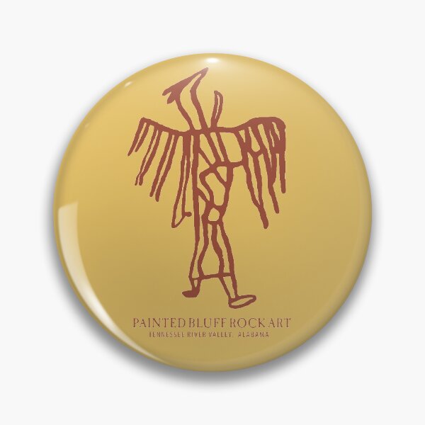 Item preview, Bird Man Hematite Pictograph - Painted Bluff, Alabama designed and sold by Duncan Bullock.