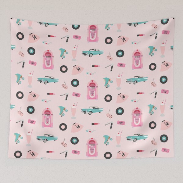 Item preview, Summer Lovin (1950s aesthetic) in pink designed and sold by Alysha Newton.