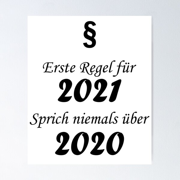 Artikelvorschau, Erste Regel 2021 sprich nicht über 2020 Neujahr entworfen und verkauft von Stndor.