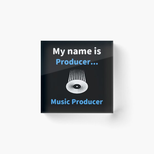 Artikelvorschau, Mein Name ist Produzent ... Musikproduzent, Beatmaker entworfen und verkauft von ilovetshirts87.