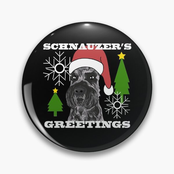 Item preview, Fun & Festive Schnauzer's Greetings Design designed and sold by funTTimes.