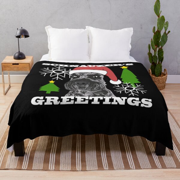 Item preview, Fun & Festive Schnauzer's Greetings Design designed and sold by funTTimes.