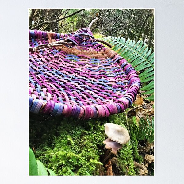 Item preview, Art Outside ... Basketry and Mushroom designed and sold by WeepingGrove.