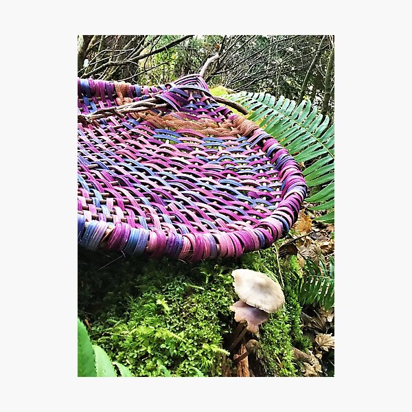 Item preview, Art Outside ... Basketry and Mushroom designed and sold by WeepingGrove.