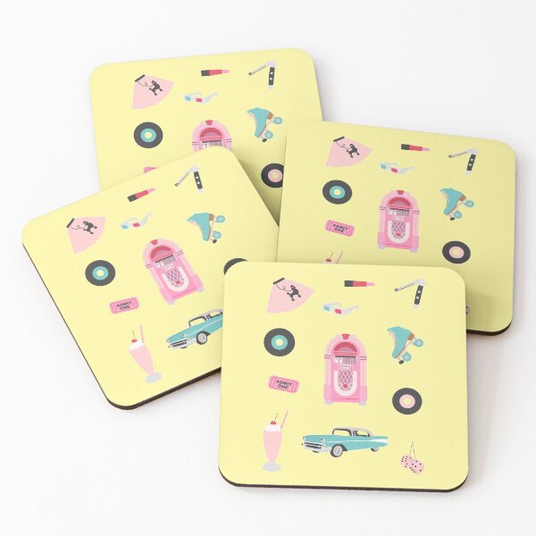 Item preview, Summer Lovin' (1950s aesthetic) in yellow designed and sold by Alysha Newton.