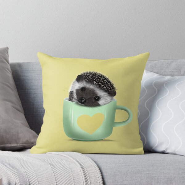 Artikelvorschau, Pygmäenigel in einer Teetasse - Gelb entworfen und verkauft von Kittys-Art.
