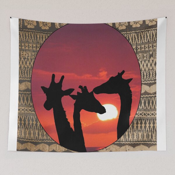 Item preview, Giraffe Sunset designed and sold by artimaeus.